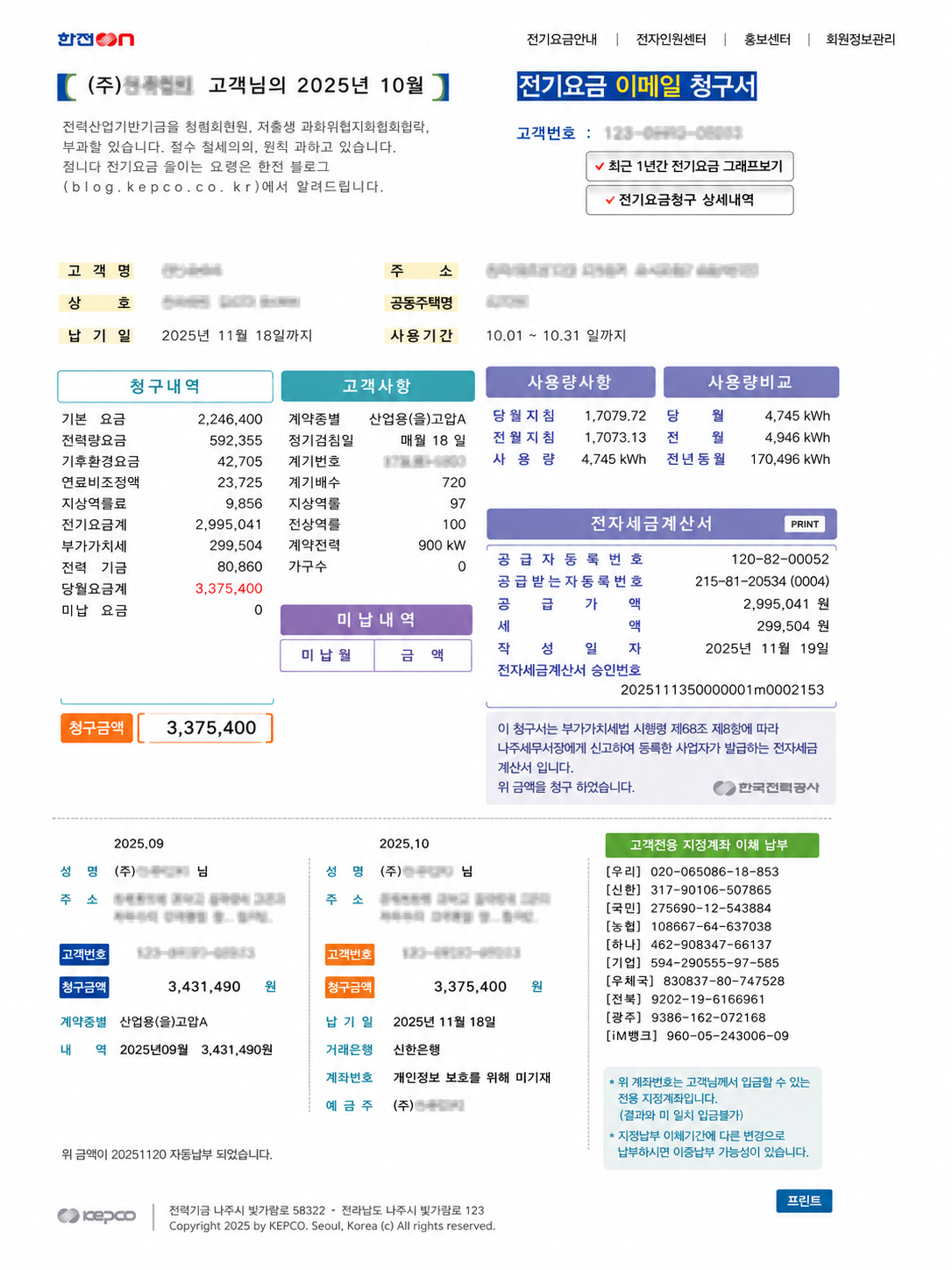 고지서 전체 예시